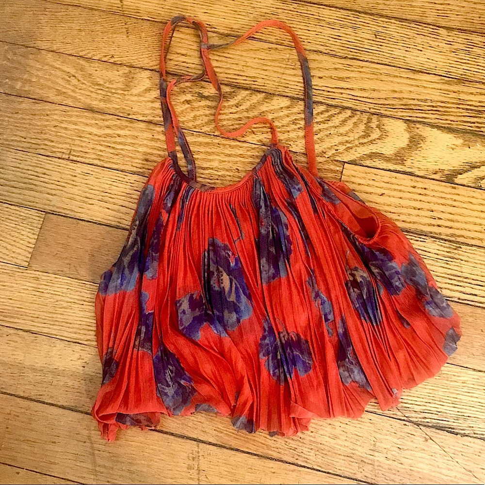 UO Bright Floral Swing Tank